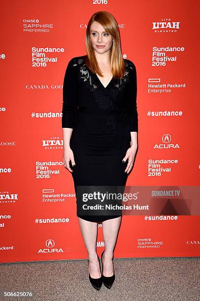 Actress Bryce Dallas Howard attends the "Southside With You" Premiere during the 2016 Sundance Film Festival at Eccles Center Theatre on January 24,...