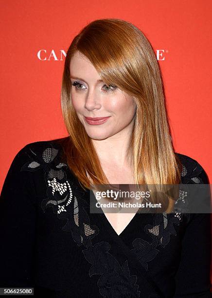 Actress Bryce Dallas Howard attends the "Southside With You" Premiere during the 2016 Sundance Film Festival at Eccles Center Theatre on January 24,...