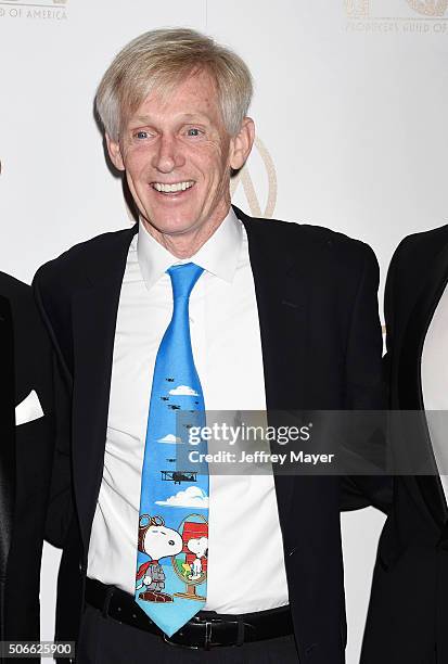 Writer/producer Craig Schulz arrives at the 27th Annual Producers Guild Awards at the Hyatt Regency Century Plaza on January 23, 2016 in Century...