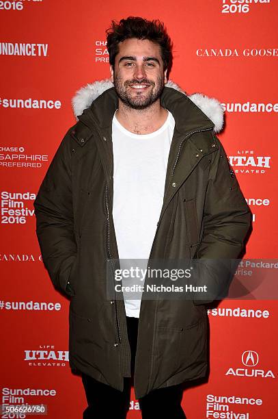 Director Richard Tanne attends the "Southside With You" Premiere during the 2016 Sundance Film Festival at Eccles Center Theatre on January 24, 2016...