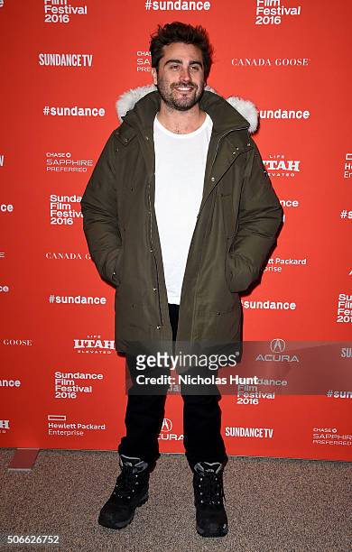 Director Richard Tanne attends the "Southside With You" Premiere during the 2016 Sundance Film Festival at Eccles Center Theatre on January 24, 2016...
