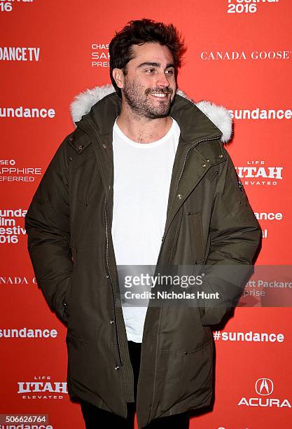 Director Richard Tanne attends the "Southside With You" Premiere during the 2016 Sundance Film Festival at Eccles Center Theatre on January 24, 2016...