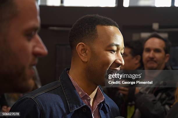 Musician John Legend attends "Southside With You" Premiere during the 2016 Sundance Film Festival at Eccles Center Theatre on January 24, 2016 in...