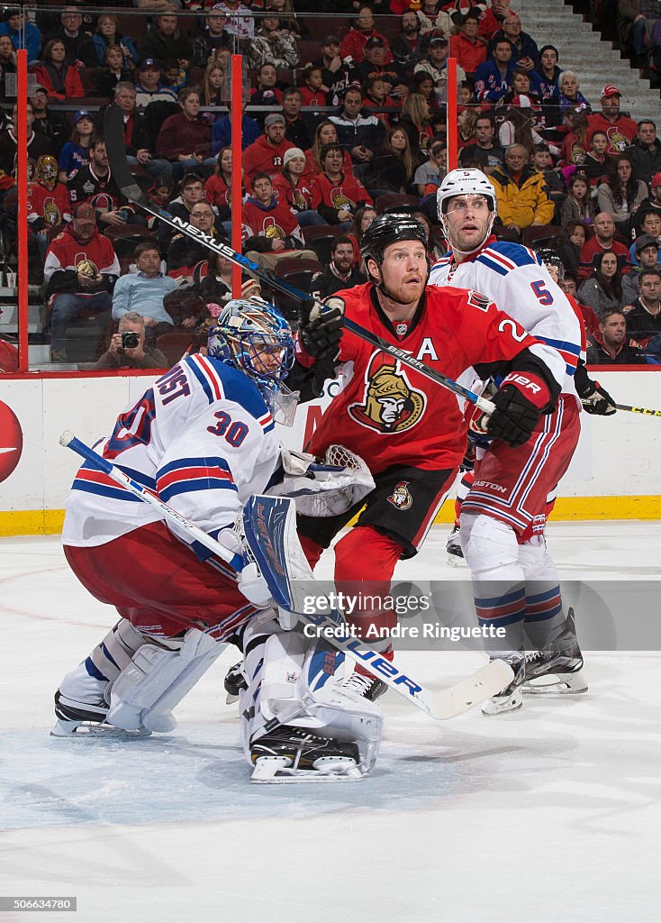 New York Rangers v Ottawa Senators