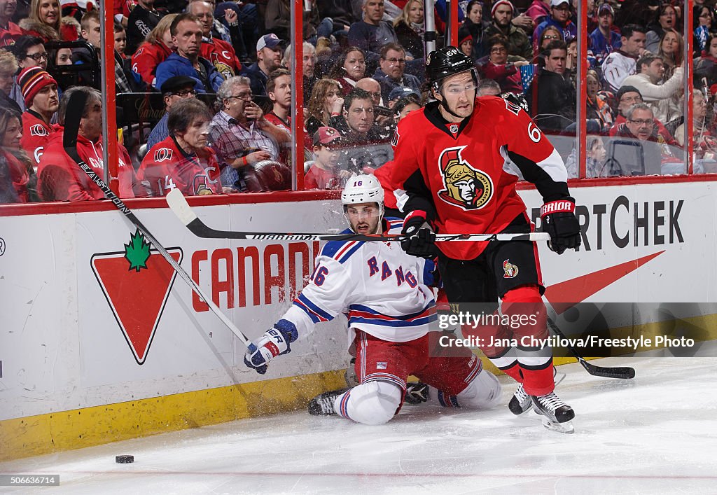 New York Rangers v Ottawa Senators