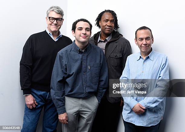 Actor Jonathan Freeman, Owen Suskind, writer/director Roger Ross Williams and actor Gilbert Gottfried from the series "Life, Animated" pose for a...