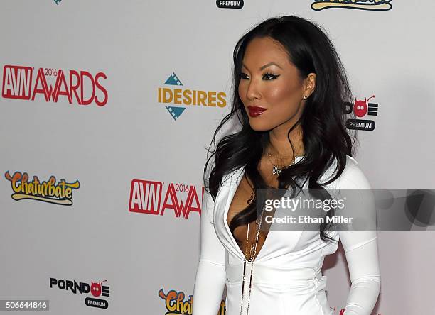 Adult film actress/director Asa Akira attends the 2016 Adult Video News Awards at the Hard Rock Hotel & Casino on January 23, 2016 in Las Vegas,...