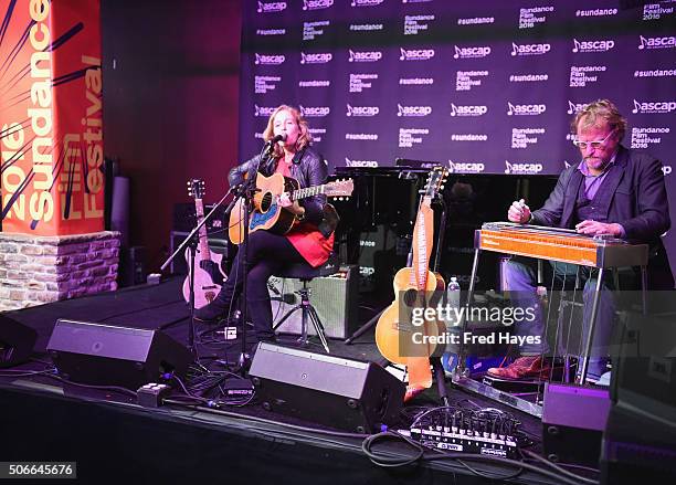 Tift Merritt performs onstage at Sundance ASCAP Music Cafe during the 2016 Sundance Film Festival on January 24, 2016 in Park City, Utah.