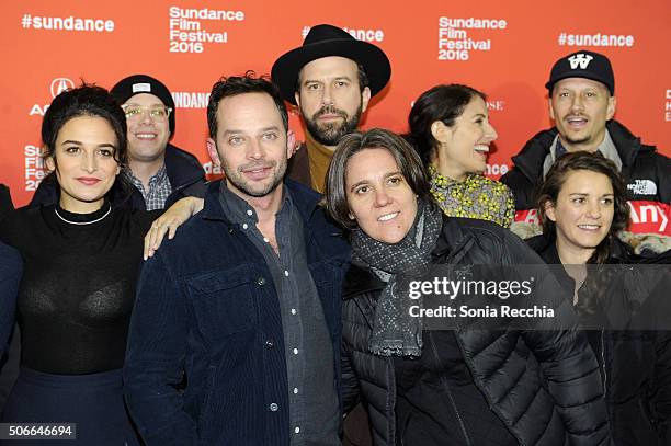 Cast and crew attend the "Joshy" Premiere during the 2016 Sundance Film Festival at Library Center Theater on January 24, 2016 in Park City, Utah.