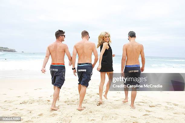 Heidi Klum launches Heidi Klum Man at Bondi Beach on January 25, 2016 in Sydney, Australia.