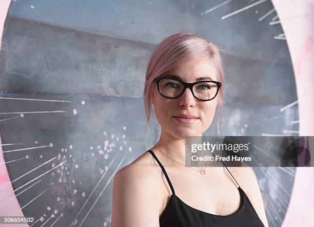 Eliza Hajek attends the SAG Indie Brunch at Cafe Terigo on January 24, 2016 in Park City, Utah.