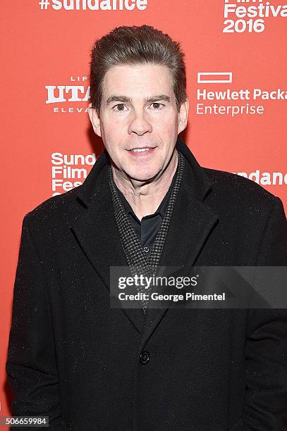 Actor Ralph Garman attends the "Yoga Hosers" Premiere during the 2016 Sundance Film Festival at Library Center Theater on January 24, 2016 in Park...