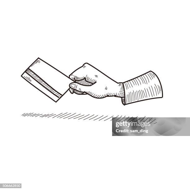 ilustraciones, imágenes clip art, dibujos animados e iconos de stock de tarjeta de crédito - bolígrafo y marcador