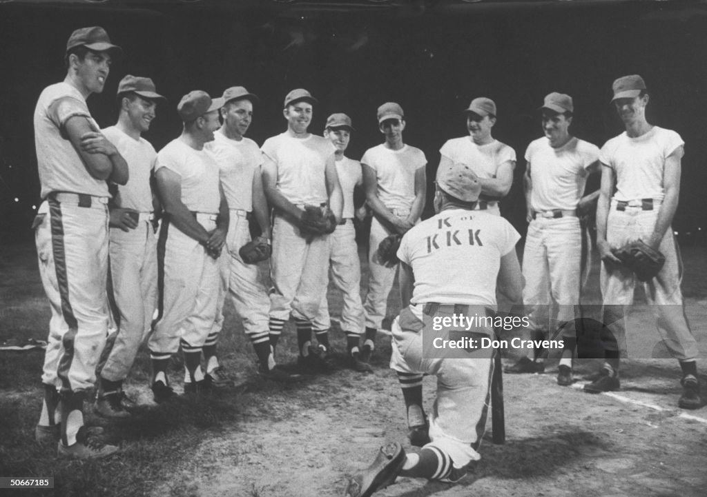 Knights of the Ku Klux Klan baseball tea