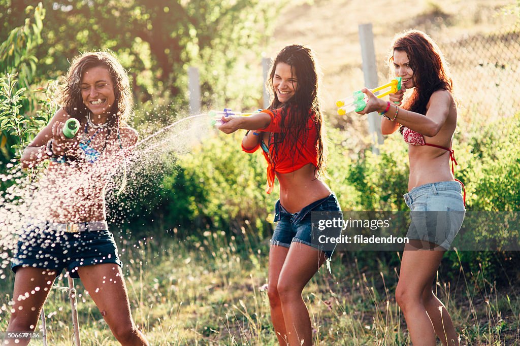 Water Gun Fight