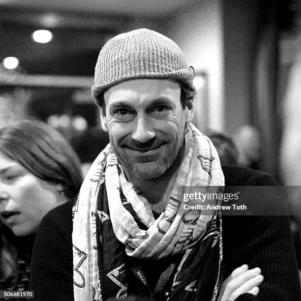 An instant view of actor Jon Hamm as he attends the HBO Documentary Films Sundance Party 2016 on January 24, 2016 in Park City, Utah.