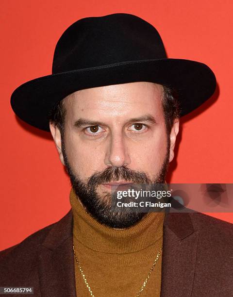 Actor Brett Gelman attends the 'Joshy' Premiere during the 2016 Sundance Film Festival at Library Center Theater on January 24, 2016 in Park City,...