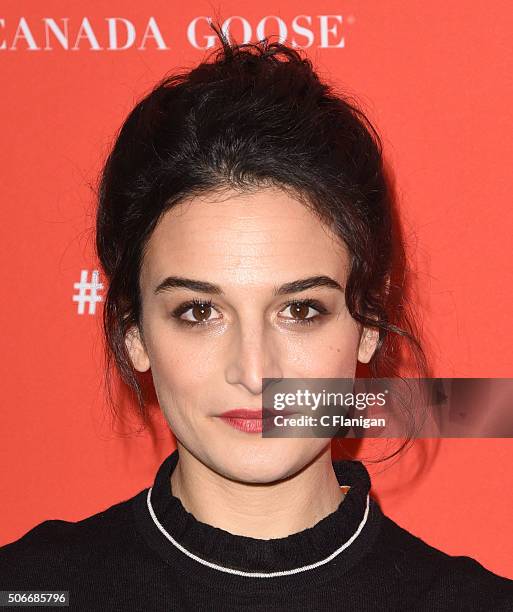 Actress Jenny Slate attends the 'Joshy' Premiere during the 2016 Sundance Film Festival at Library Center Theater on January 24, 2016 in Park City,...