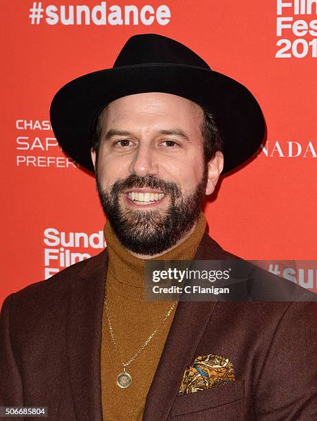 Actor Brett Gelman attends the 'Joshy' Premiere during the 2016 Sundance Film Festival at Library Center Theater on January 24, 2016 in Park City,...