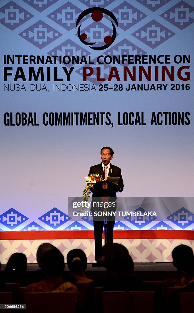 INDONESIA-POLITICS-SUMMIT-FAMILY-PLANNING