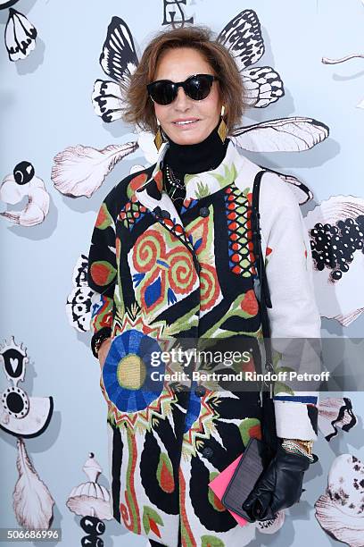Naty Abascal attends the Schiaparelli Haute Couture Spring Summer 2016 show as part of Paris Fashion Week on January 25, 2016 in Paris, France.
