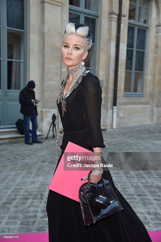 Celebrity Sighting : Day Two - Paris Fashion Week -Haute Couture- Spring/Summer 2016