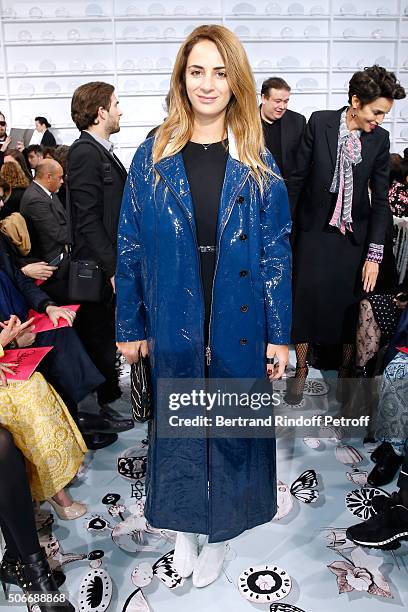 Alexia Niedzielski attends the Schiaparelli Haute Couture Spring Summer 2016 show as part of Paris Fashion Week on January 25, 2016 in Paris, France.