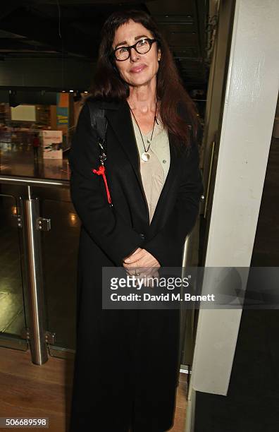 Tracy Granger, daughter of actress Jean Simmons, attends the launch of "BFI Presents Shakespeare On Film", hosted by Sir Ian McKellen, at BFI...