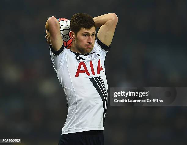 Ben Davies of Tottenham Hotspur in action during the The Emirates FA Cup Third Round Replay between Leicester City and Tottenham Hotspur at The King...