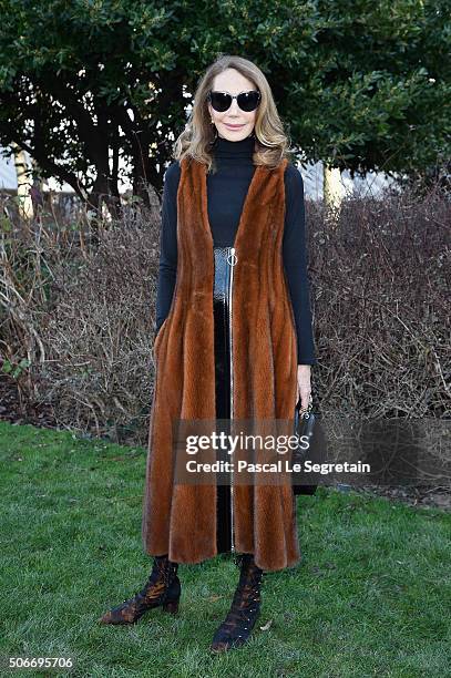 Marisa Berenson attends the Christian Dior Spring Summer 2016 show as part of Paris Fashion Week on January 25, 2016 in Paris, France.