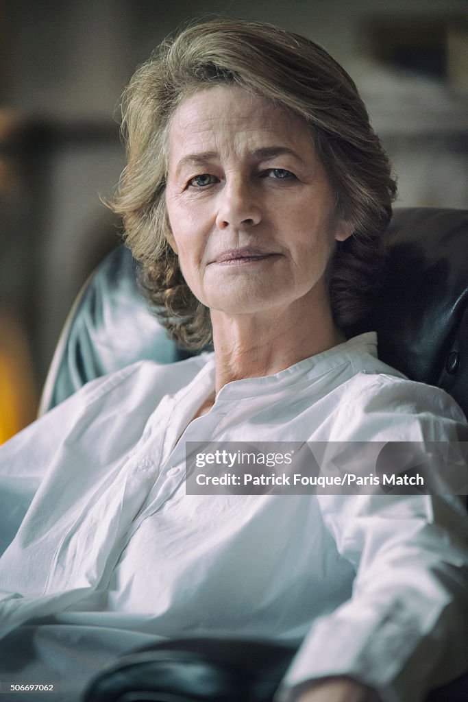 Charlotte Rampling, Paris Match Issue 3479, January 27, 2016