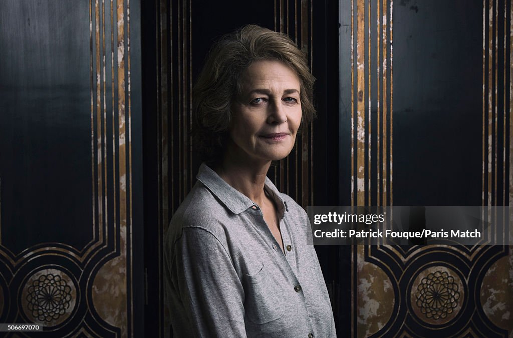 Charlotte Rampling, Paris Match Issue 3479, January 27, 2016