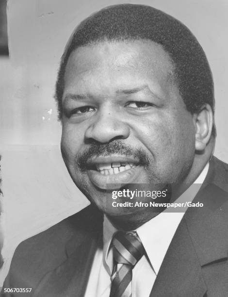 Portrait of politician and Maryland congressional representative Elijah Cummings, 1994.