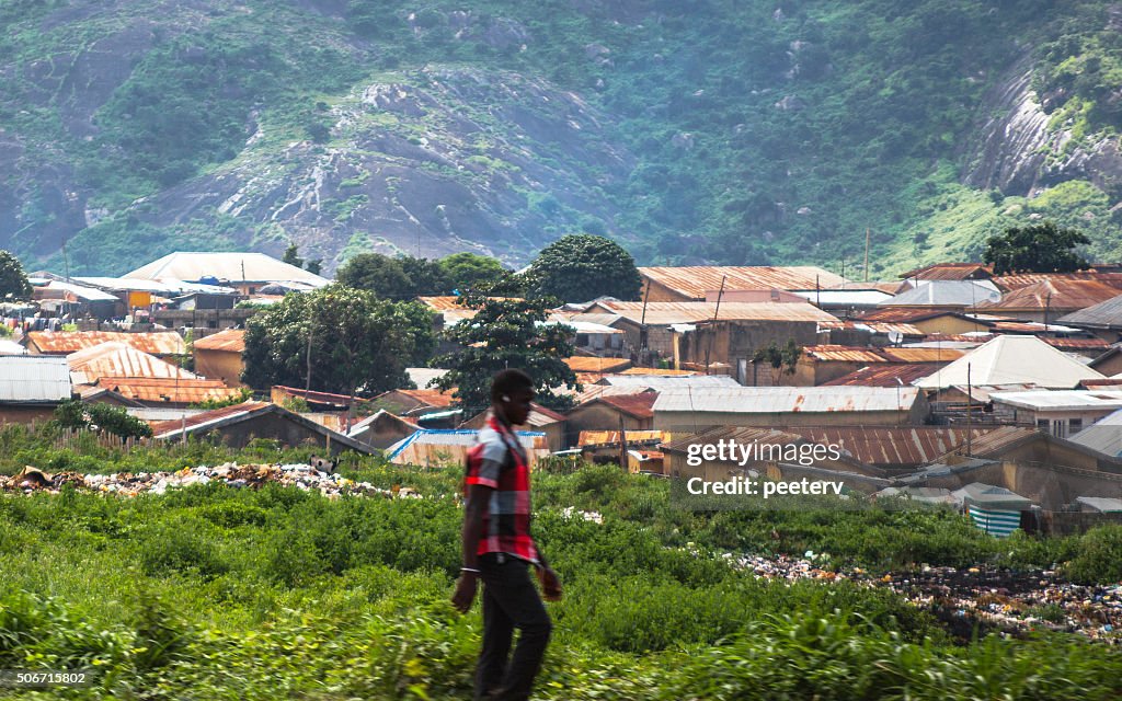 African city. Abuja, Nigeria.