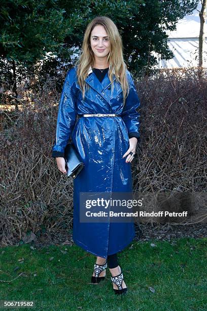 Alexia Niedzielski attends the Christian Dior Spring Summer 2016 show as part of Paris Fashion Week. Held at Musee Rodin on January 25, 2016 in...