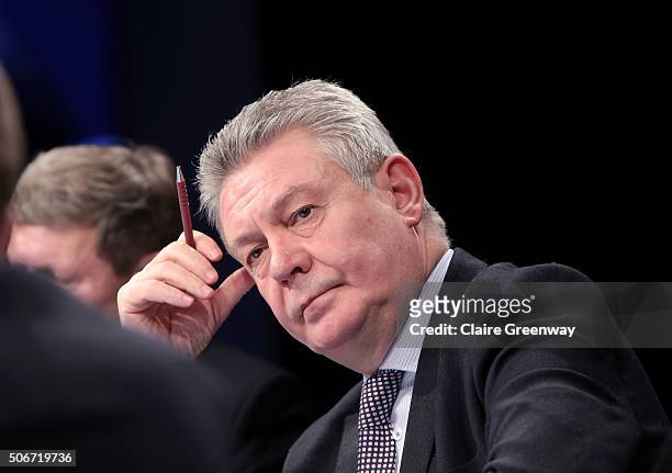 Former European Commissioner for Trade, Karel de Gucht, attends the 'EU Wargames' event at The Porter Tun on January 25, 2016 in London, England. 'EU...