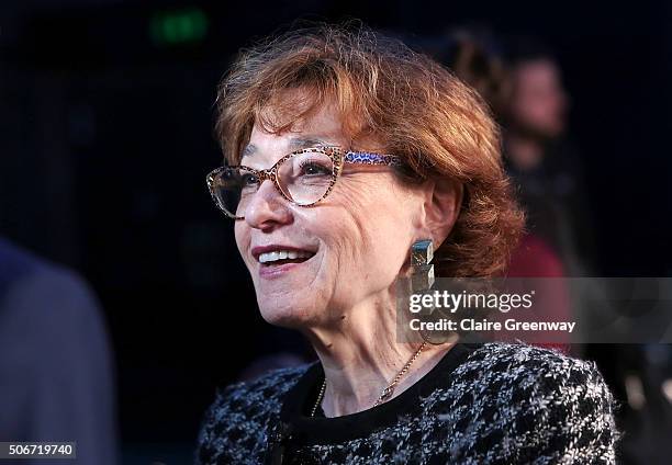 Former French Minister of European Affairs, Noelle Lenoir, attends the 'EU Wargames' event at The Porter Tun on January 25, 2016 in London, England....