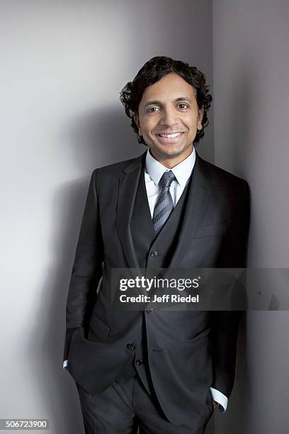 Director/producer M. Night Shyamalan is photographed for TV Guide Magazine on January 17, 2015 in Pasadena, California.