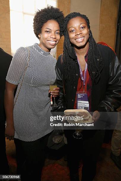 Comedian Sasheer Zamata Time Warner Cable Fellow Nia DaCosta attend the Women At Sundance Brunch during the 2016 Sundance Film Festival at The Shop...