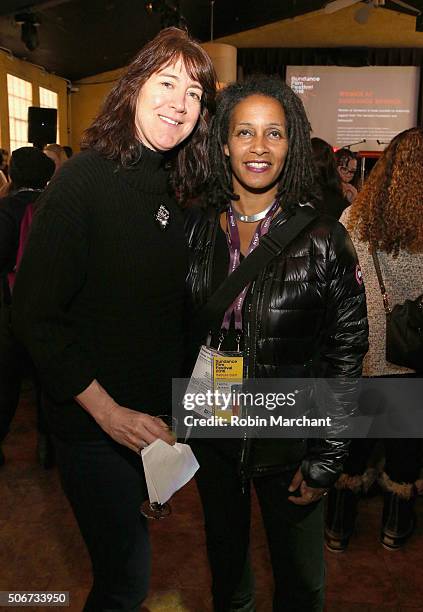 Sundance Institute Director of Documentary Film Tabitha Jackson attends the Women At Sundance Brunch during the 2016 Sundance Film Festival at The...