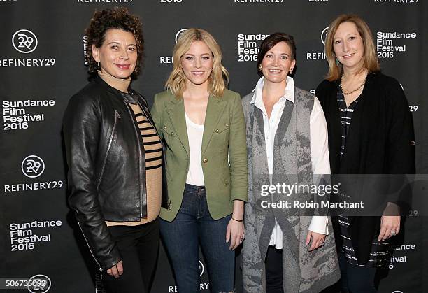 Donna Langley, Elizabeth Banks, Amy Emmerich and Keri Putnam attend the Women At Sundance Brunch during the 2016 Sundance Film Festival at The Shop...