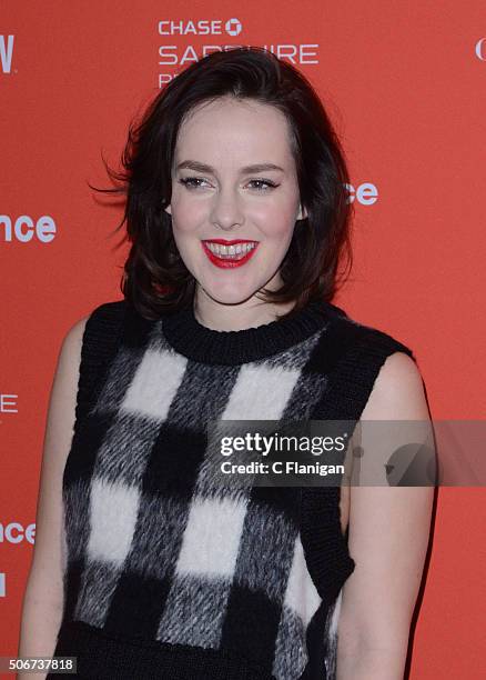 Actress Jena Malone attends 'Lovesong' Premiere during the 2016 Sundance Film Festival at Eccles Center Theatre on January 25, 2016 in Park City,...