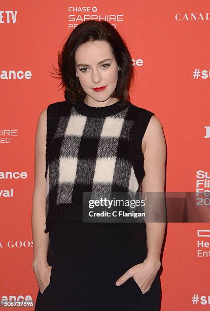 Actress Jena Malone attends 'Lovesong' Premiere during the 2016 Sundance Film Festival at Eccles Center Theatre on January 25, 2016 in Park City,...