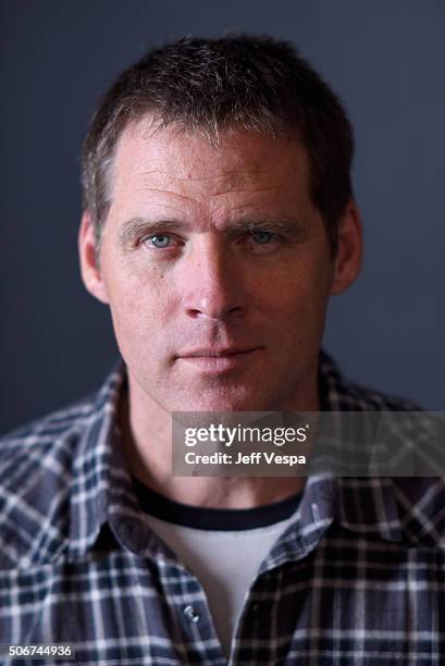 Actor Ben Browder from the film "Outlaws and Angels" poses for a portrait during the WireImage Portrait Studio hosted by Eddie Bauer at Village at...