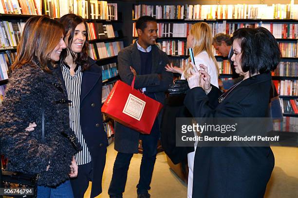 Princess Alessandra Borghese, Alessandra D'Urso and Bianca Jagger attend Princess Gloria Von Thurn und Taxis signs her Book 'The House of Thurn und...