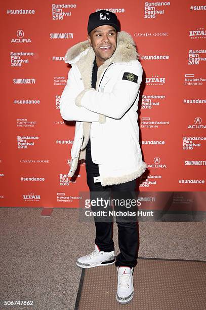Musician Maxwell attends the "The Birth Of A Nation" Premiere during the 2016 Sundance Film Festival at Eccles Center Theatre on January 25, 2016 in...