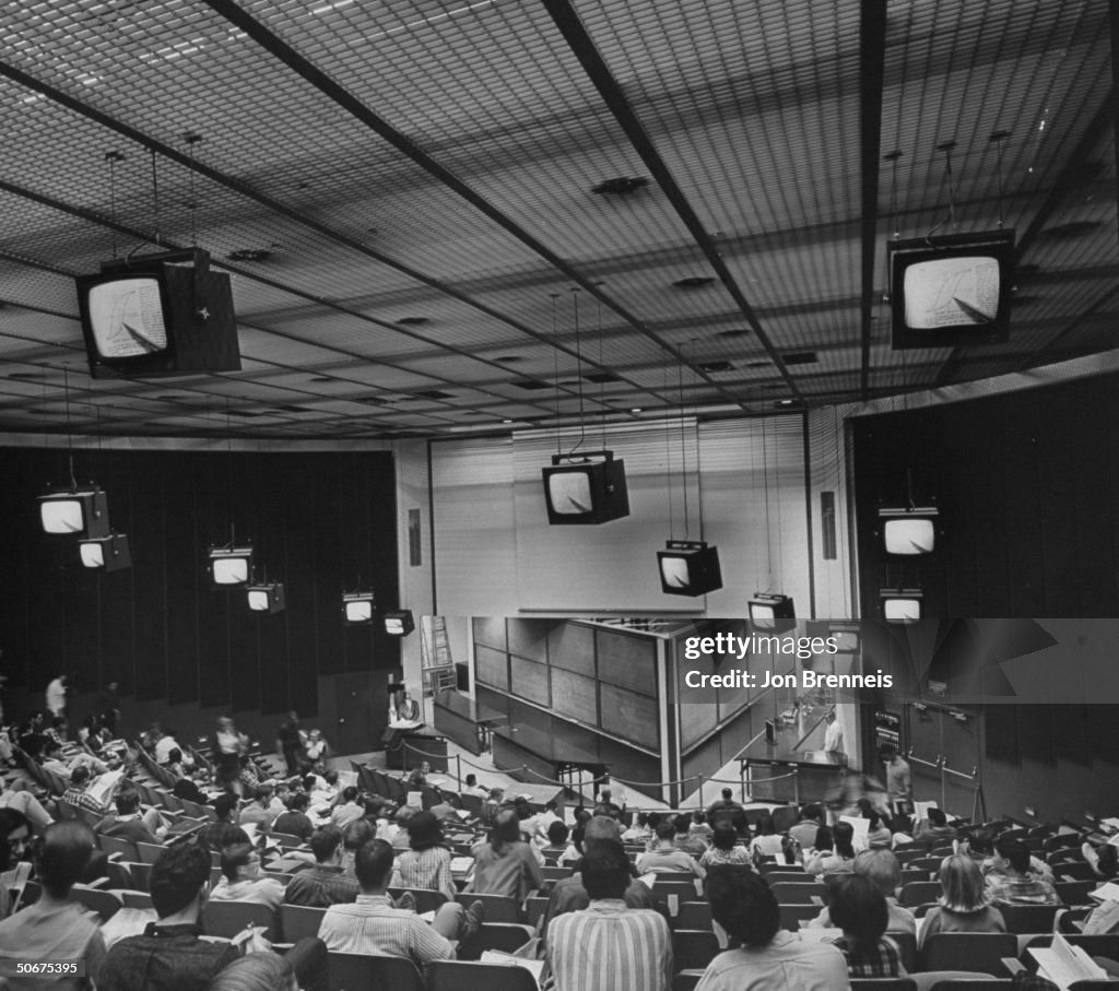 Closed circuit TV and revolving stage be