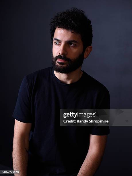Writer/director Ely Dagher from the film "Waves '98" poses for a portrait during the WireImage Portrait Studio hosted by Eddie Bauer at Village at...