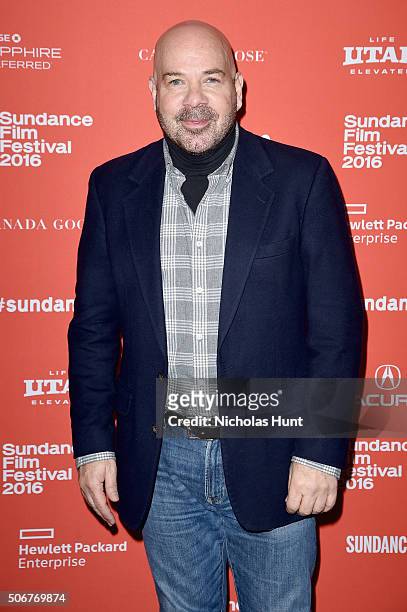 Actor Jason Stuart attends "The Birth Of A Nation" premiere during the 2016 Sundance Film Festival at Eccles Center Theatre on January 25, 2016 in...