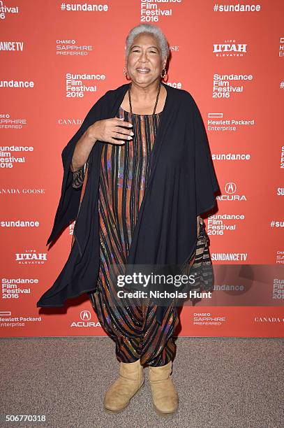 Actress Esther Scott attends "The Birth Of A Nation" premiere during the 2016 Sundance Film Festival at Eccles Center Theatre on January 25, 2016 in...
